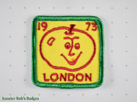 Click to enlarge 1973 Apple Day London